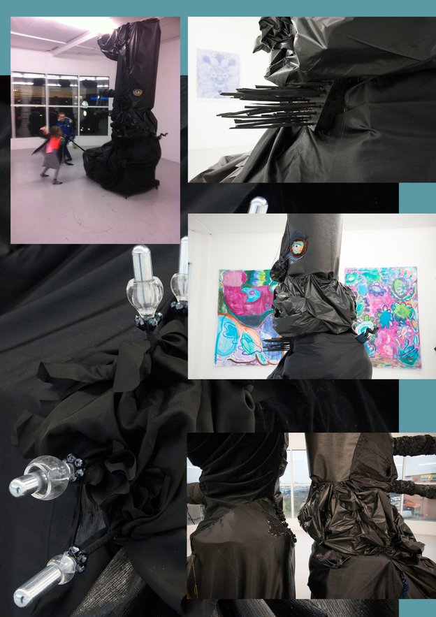 Mobile Black Sculptures